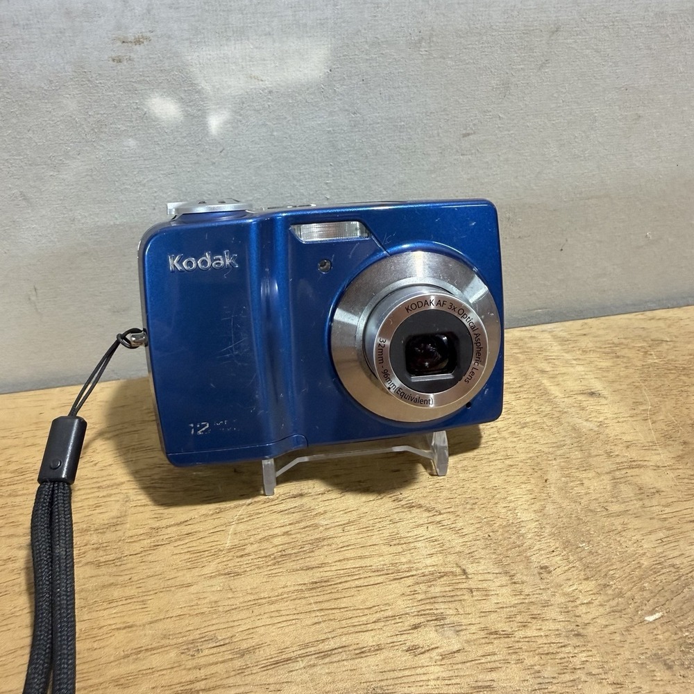 Kodak EasyShare CD82 12.0MP Compact Point Shoot Digital Camera Blue Y2K Tested
